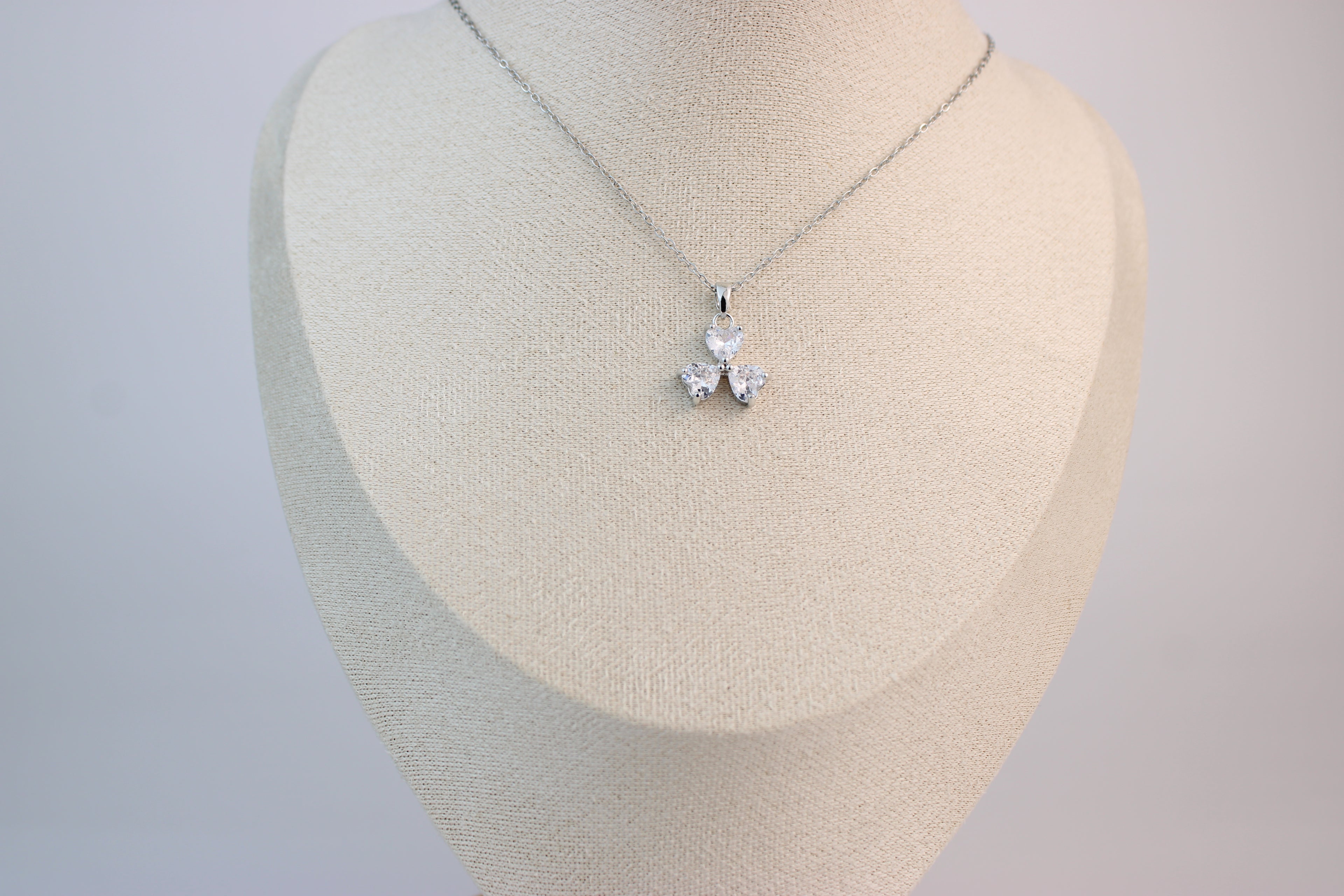 Crystal Clover Necklace