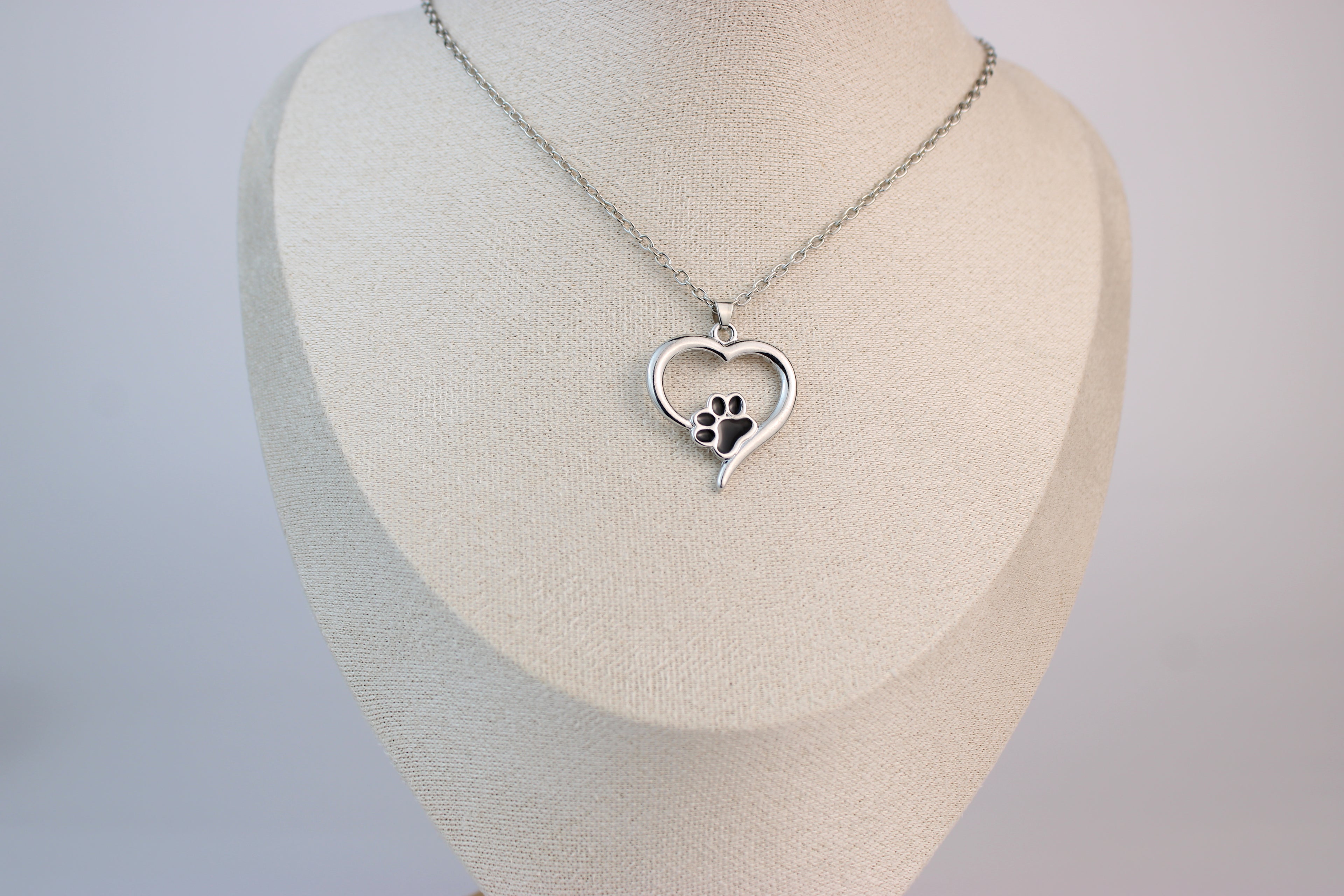 Paw in My Heart Necklace