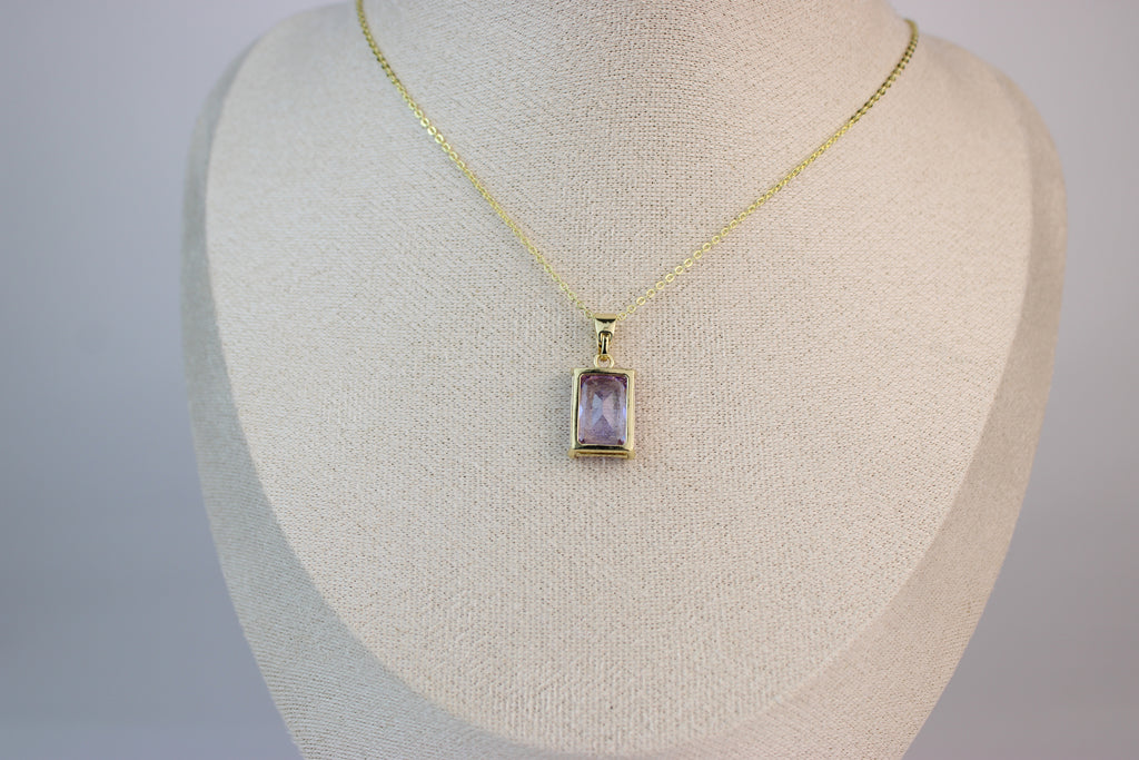 Aurora Prism Gold Necklace