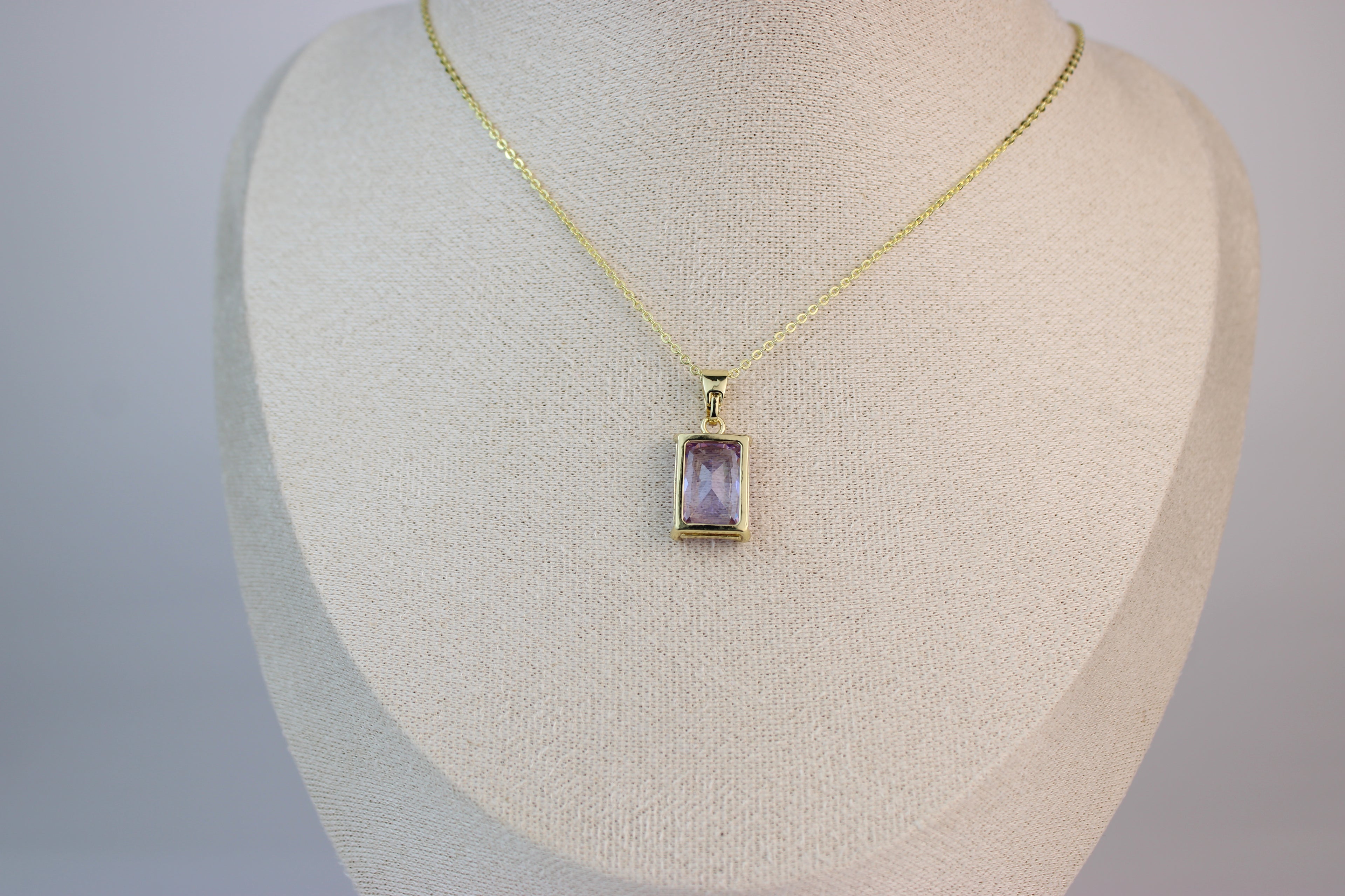 Aurora Prism Gold Necklace